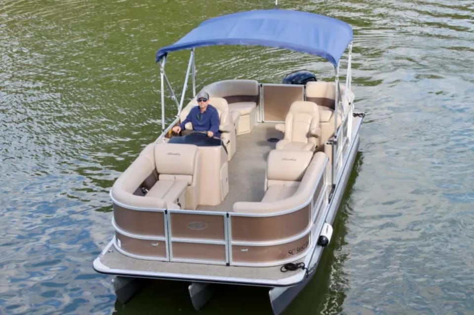 Hilton Head: 22′ Luxury Pontoon Boat Rental – Hilton Head Island, South Carolina