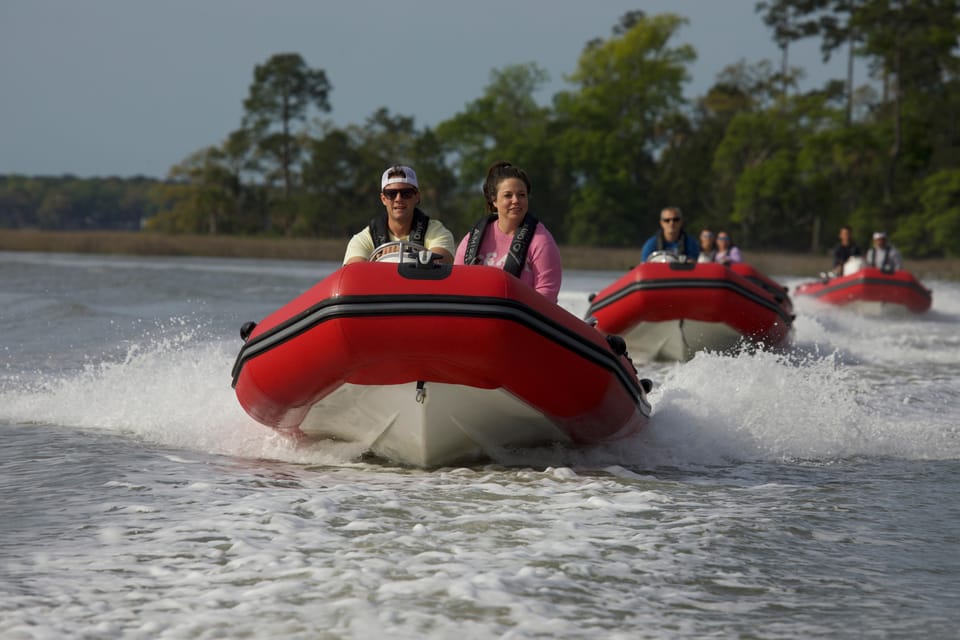 Hilton Head: Guided Disappearing Island Tour by Mini Boat – Calibogue Sound, South Carolina