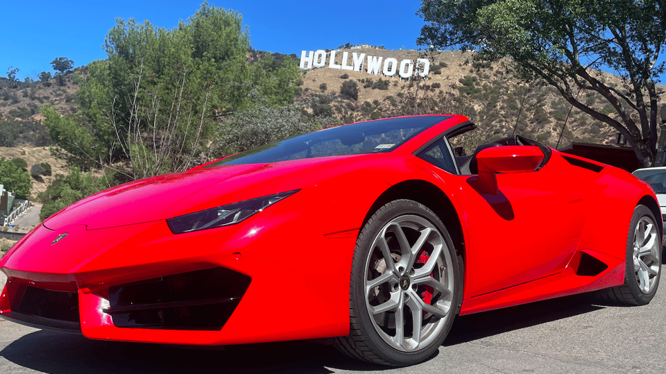 Hollywood Sign 50 Min Lamborghini tour (drive or be driven) – Los Angeles, California