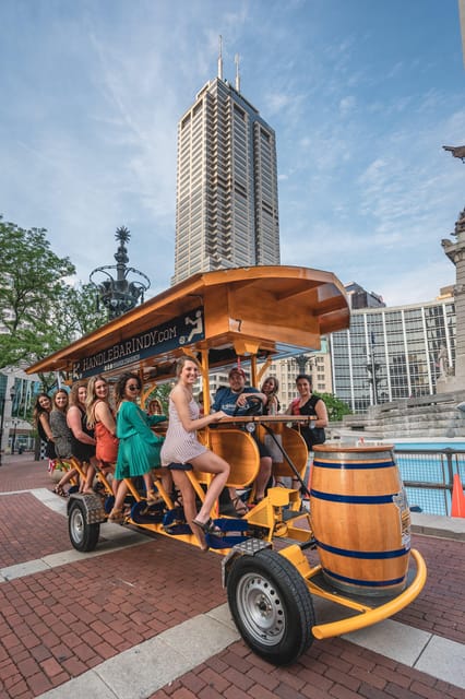 Indianapolis: Open-Air Pedal Pub Tour with Local Drinks – Indianapolis, Indiana