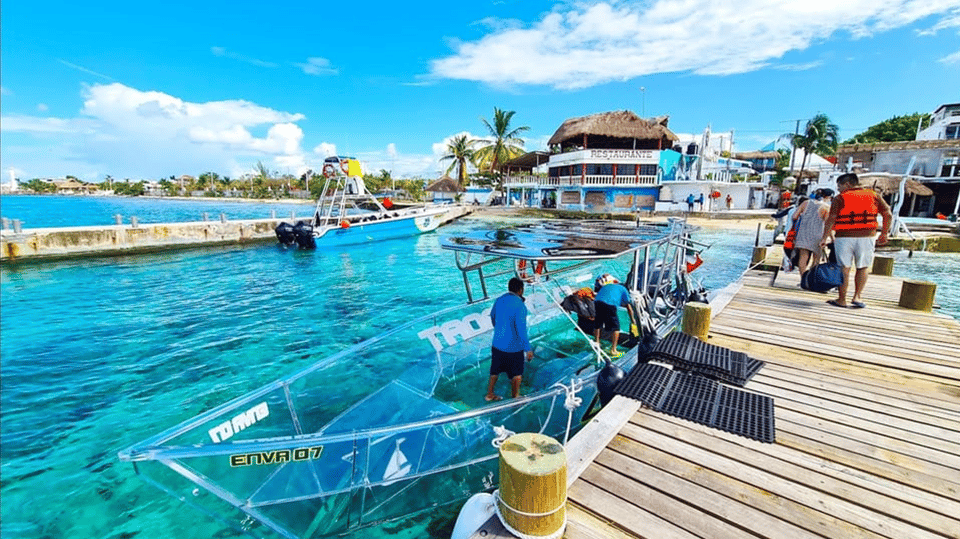 Isla mujeres: 100% transparent boat ride on board the boat – , Mexico