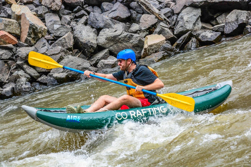 Kayak the Gorgeous Upper Colorado River – guided 1/2 day – Denver, Colorado