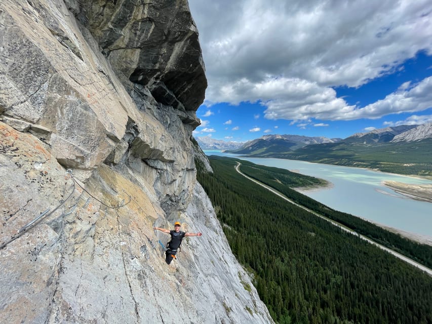 Lake Abraham Via Ferrata Climbing – Abraham Lake, Canada