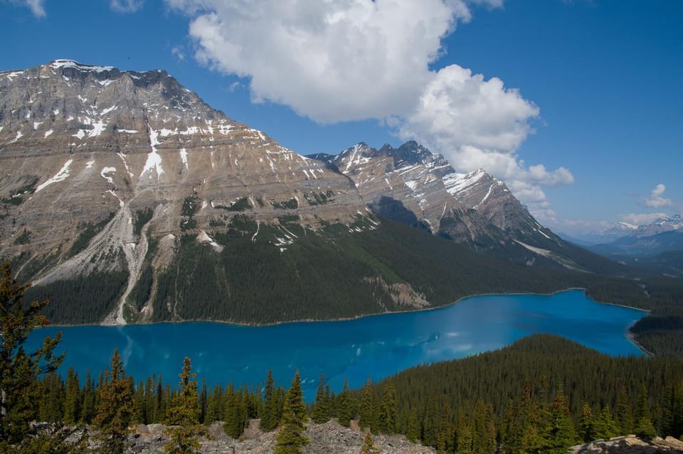 Lake Louise, Moraine Lake and Peyto Lake Full Day Tour – Crowfoot Glacier Viewpoint, Canada