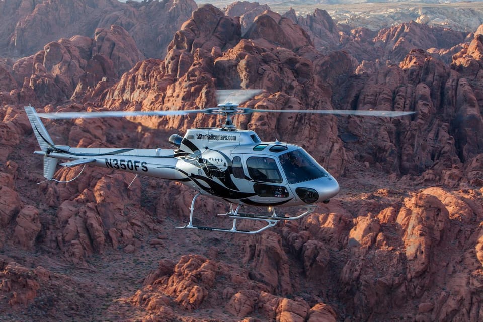 Las Vegas: Grand Canyon Heli Tour and Valley of Fire Landing – Fortification Hill, Nevada