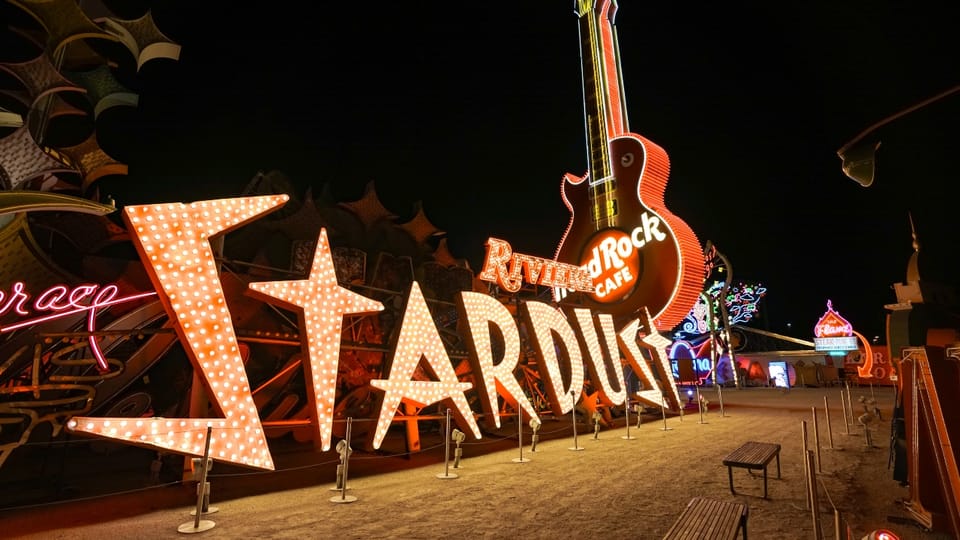 Las Vegas: Night Helicopter Flight and Neon Museum Tour – Las Vegas, Nevada