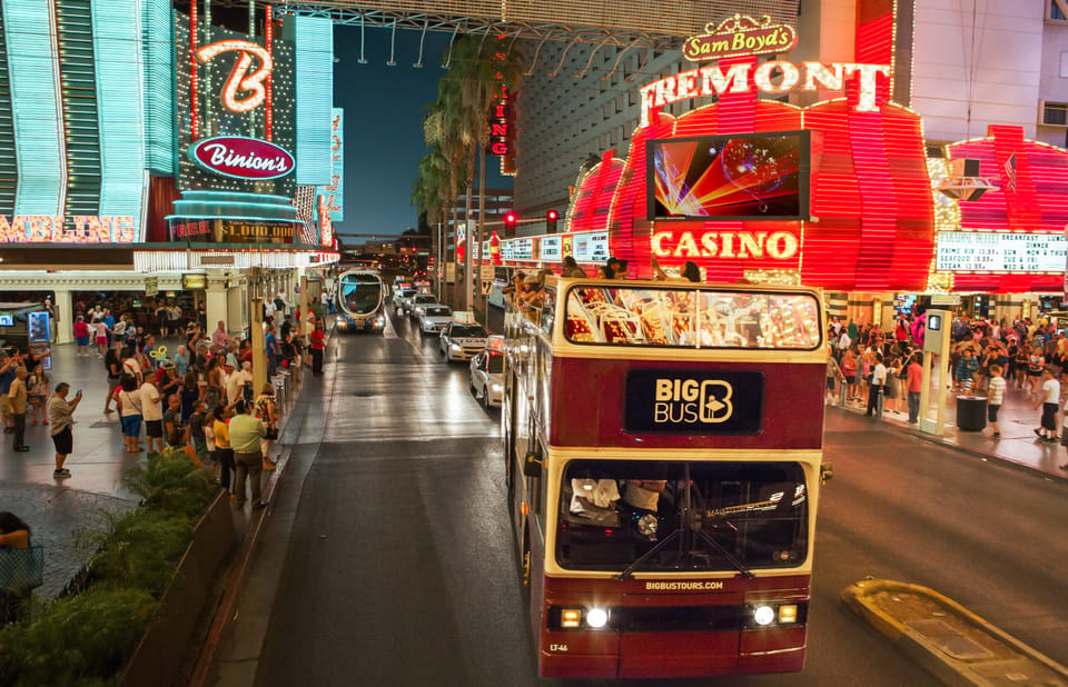 Las Vegas: Sightseeing Night Tour by Open-top Bus – Las Vegas, Nevada