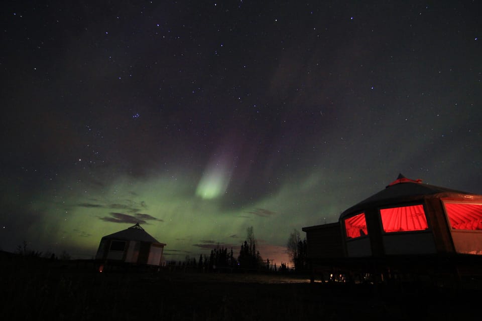 Late Night Yurt Dinner and Northern Lights – Fairbanks, Alaska