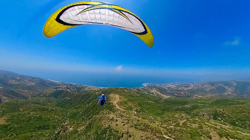 Malibu Hills to Beach: Tandem Paragliding Flight Adventure – Los Angeles, California