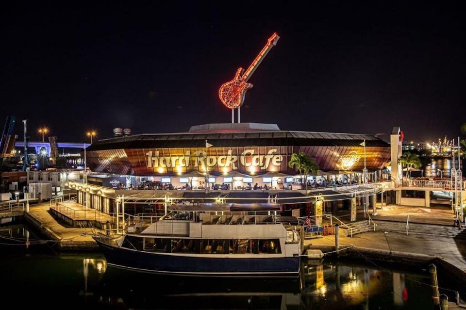 Meal at Hard Rock Cafe Miami at Biscayne Marketplace – Miami, Florida