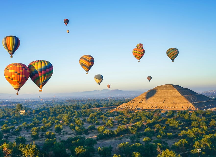 Mexico City: Balloon Flight, Breakfast in a Cave & Pyramids – San Juan Teotihuacán, Mexico