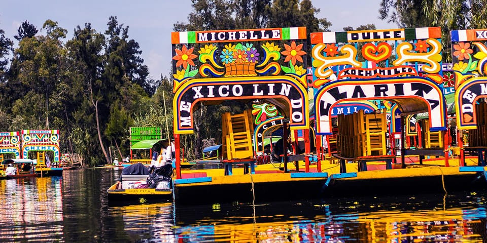 Mexico City: Xochimilco Boat, Coyoacán, and UNAM Murals Tour – Mexico City, Mexico