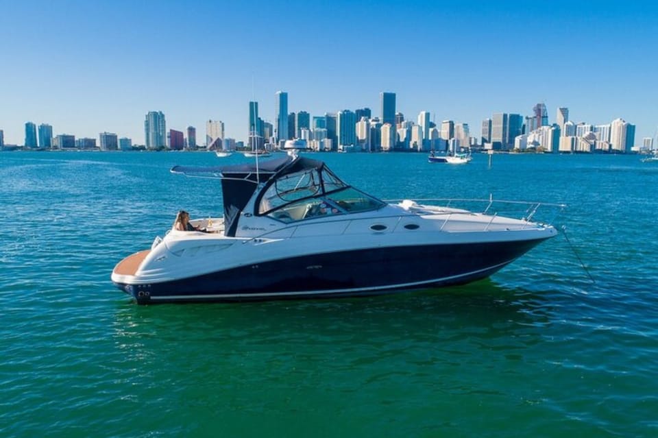 Miami: 37-Foot Sundancer Boat Rental – Miami, Florida