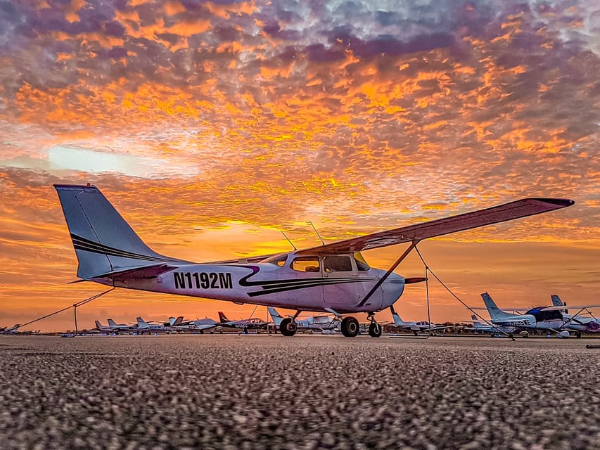 Miami Beach: Private Romantic Sunset Flight with Champagne – Miami, Florida