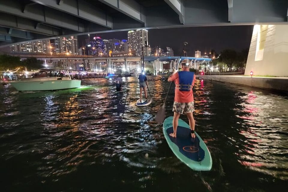 Miami: City Lights SUP or Kayak Night Tour – Miami, Florida