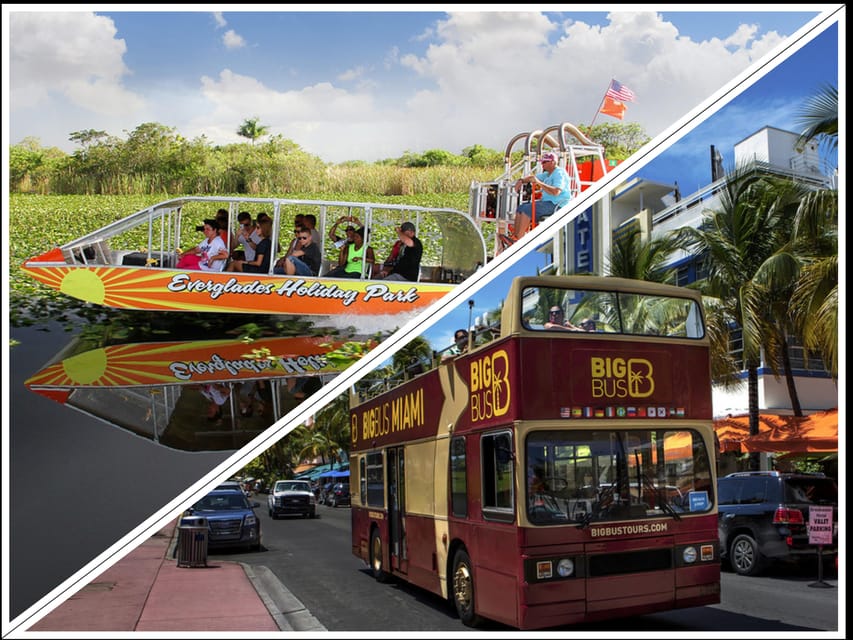 Miami: Everglades Adventure & Big Bus Hop-on Hop-off Tour – Miami, Florida