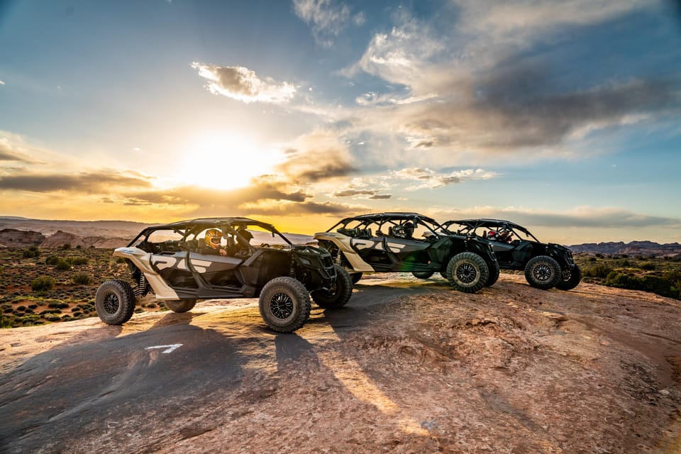 Moab: Exclusive Can-Am X3 U-Drive | Hell’s Revenge Sunset – Colorado River, Utah