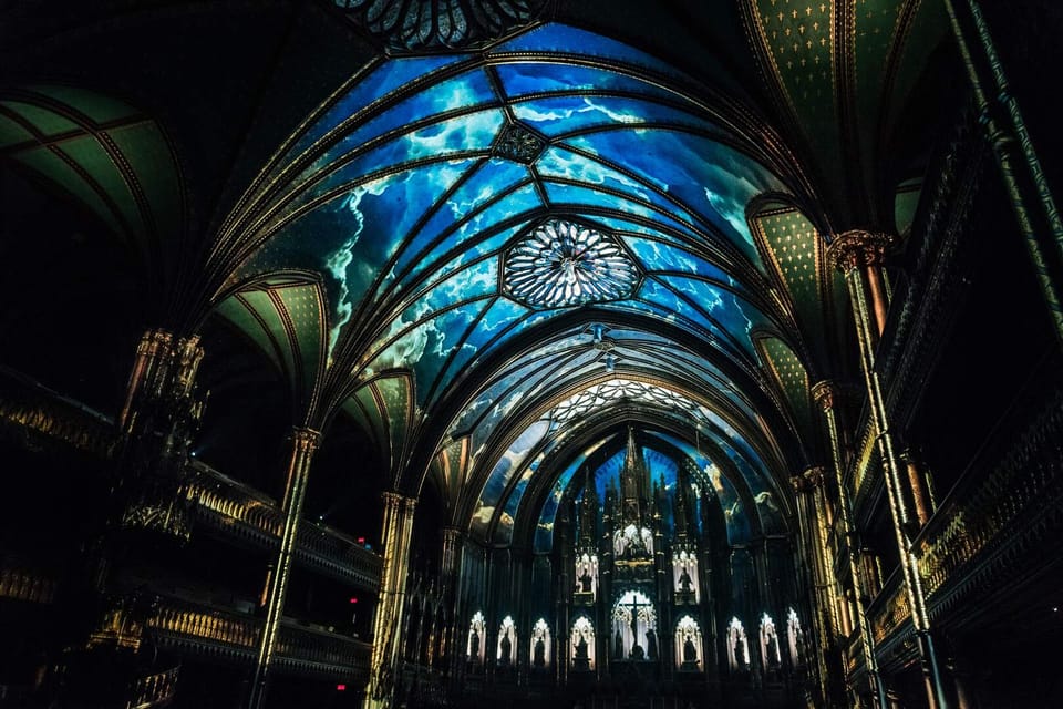 Montreal: AURA Experience at Notre-Dame Basilica and Cruise – Montreal, Canada