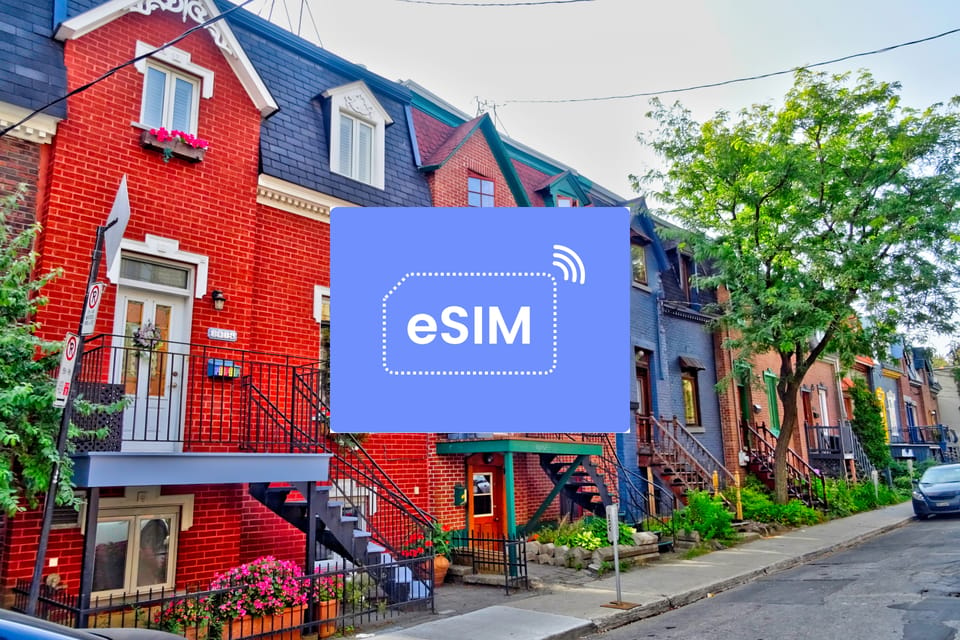 Montreal: Canada eSIM Roaming Mobile Data Plan – Montreal, Canada