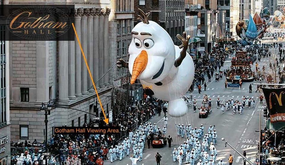 NYC: Macy’s Thanksgiving Day Parade Premium Viewing Brunch – New York City, New York