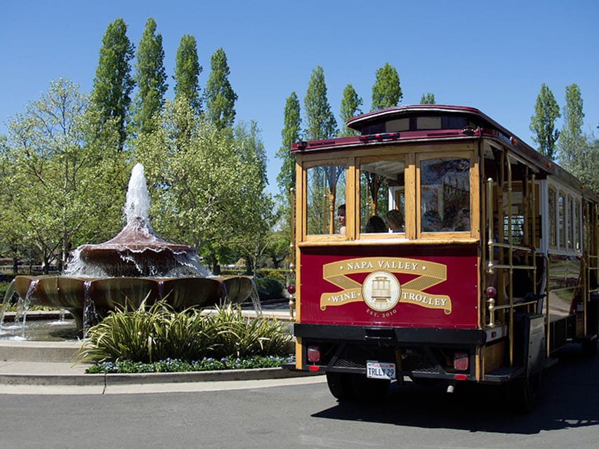 Napa Valley: Wine Tasting Tour by Open Air Trolley & Lunch – Napa, California