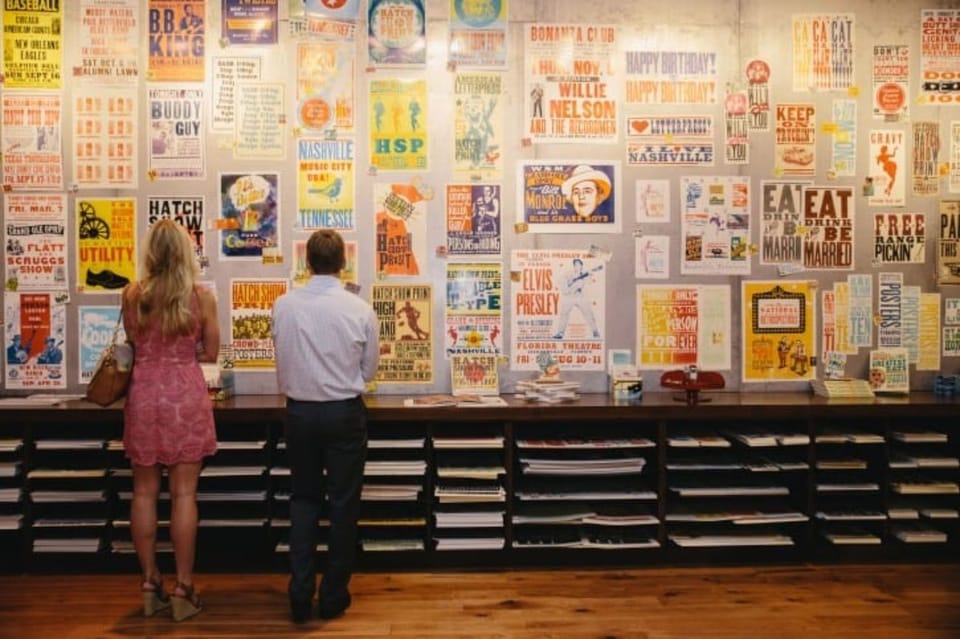 Nashville: Hatch Show Print Shop Guided Tour – Nashville, Tennessee