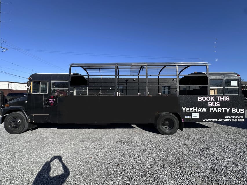 Nashville’s Roofless Party Bus Tour / YeeHaw Party Bus – Nashville, Tennessee