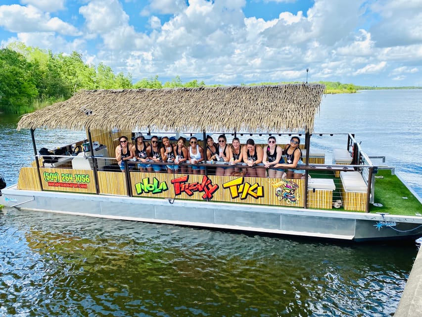 New Orleans: BYOB Tiki Boat Bayou Party and Wildlife Tour – New Orleans, Louisiana