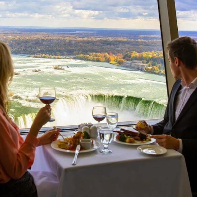 Niagara Falls: Evening Lights Tour with Skylon Tower Dinner – Niagara Falls, Canada