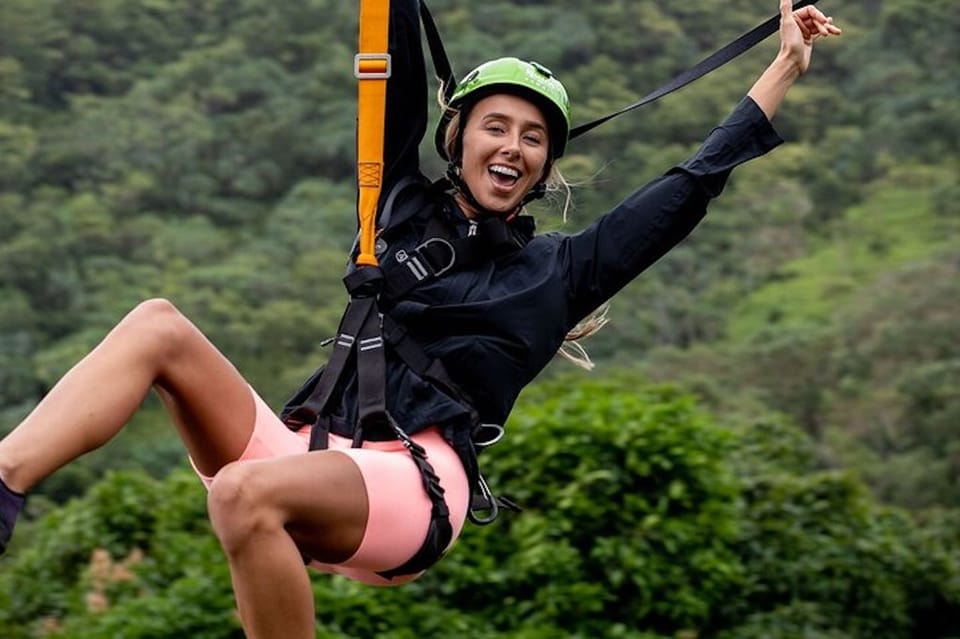 Oahu: Kualoa Jurassic Valley Zipline Tour – Kaneohe, Hawaii