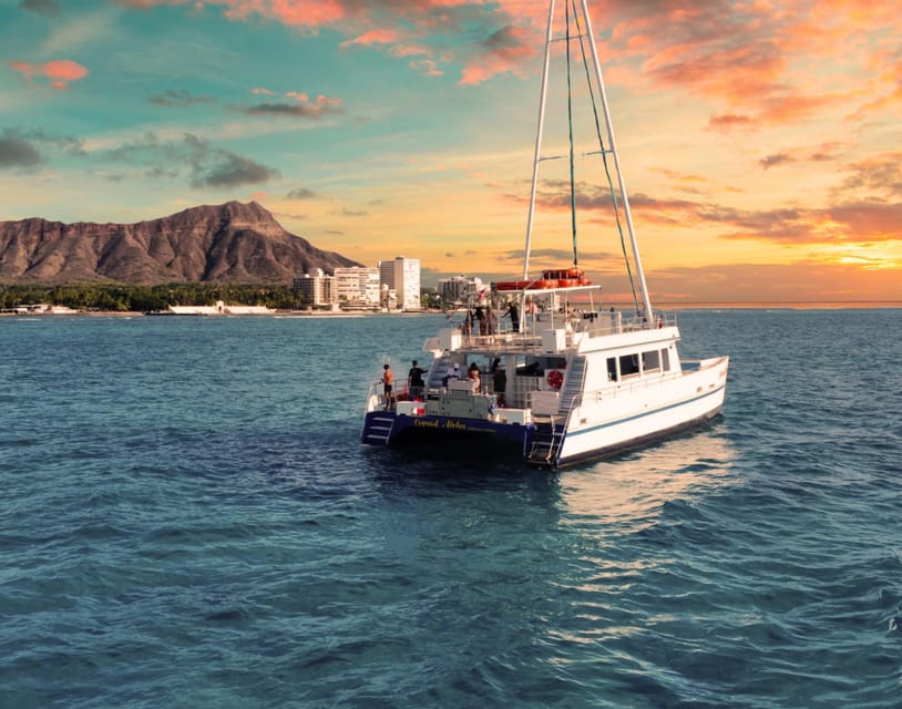 Oahu: Sunset Sail Cruise in Waikiki – Honolulu, Hawaii