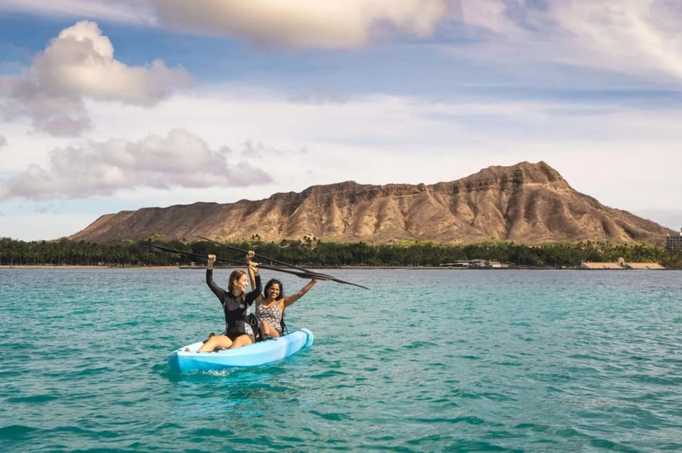 Oahu: Waikiki Kayak Tour and Snorkeling with Sea Turtles – Honolulu, Hawaii