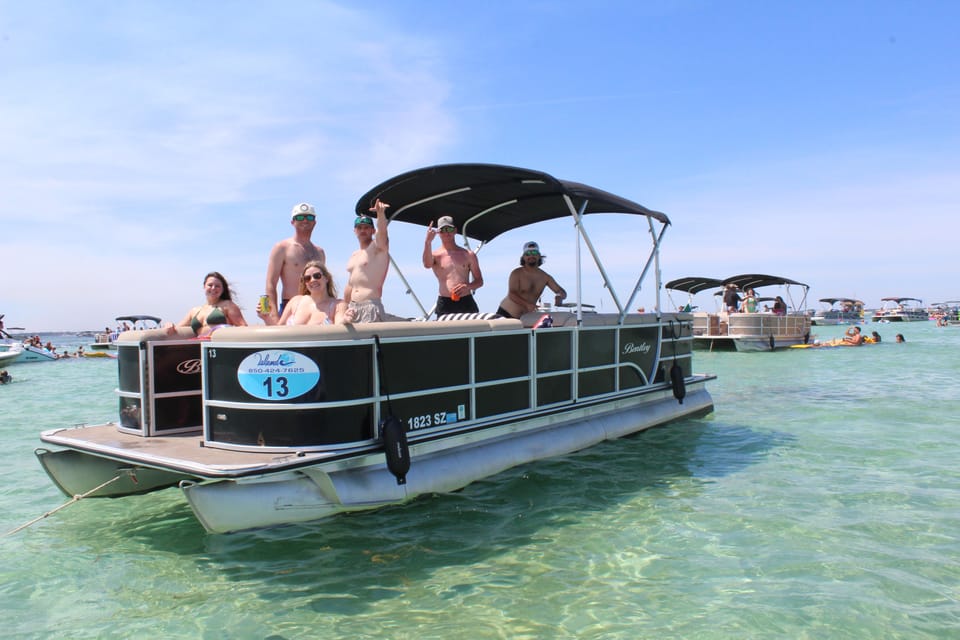 Okaloosa Island: Pontoon Boat Rental – Destin, Florida