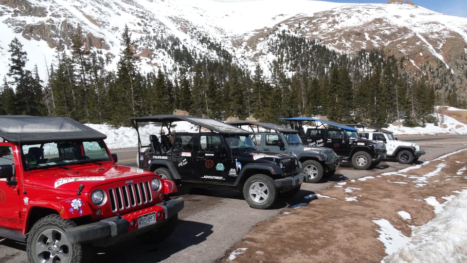 Pikes Peak and Garden of the Gods Jeep Tour – Animas River, Colorado