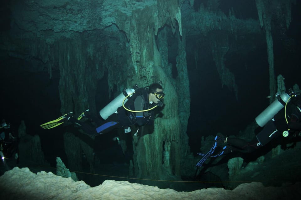 Puerto Morelos: 7 Bocas Cenote Diving – Cenote Siete Bocas, Mexico