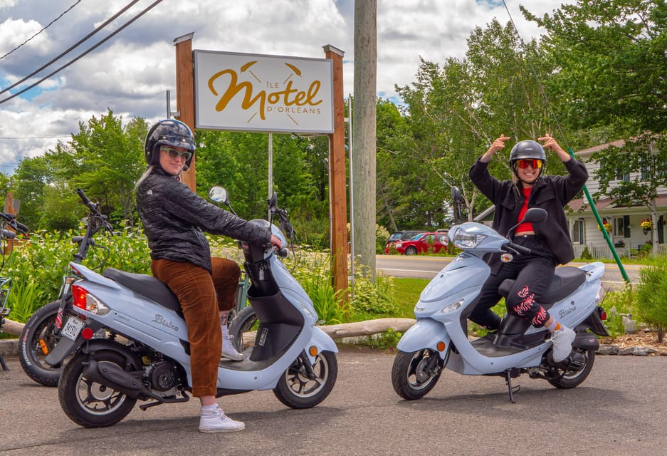 Quebec City : Scooter rental on Ile d’Orléans agrotourism ! – Quebec City, Canada