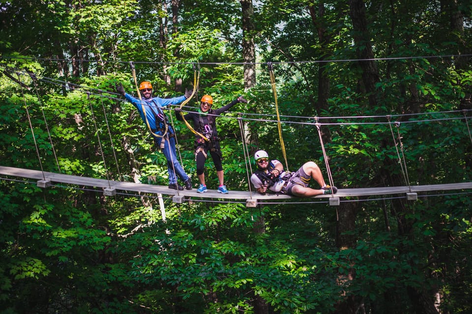 Saluda: Zipline Canopy Tour with Rappels and Skybridge – Green River Gorge, North Carolina