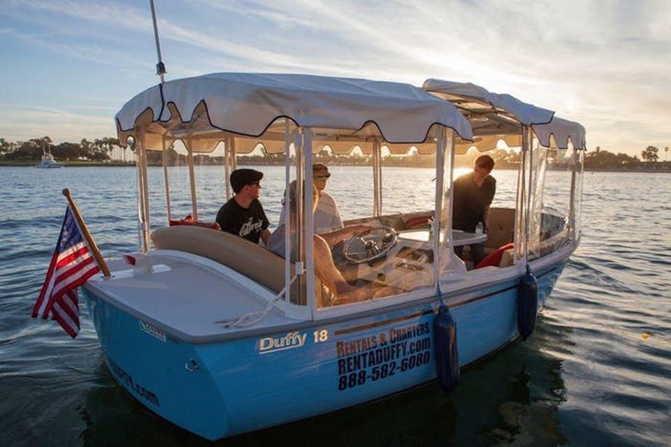 San Diego: Private Snug Harbor Duffy Boat Rental – San Diego, California