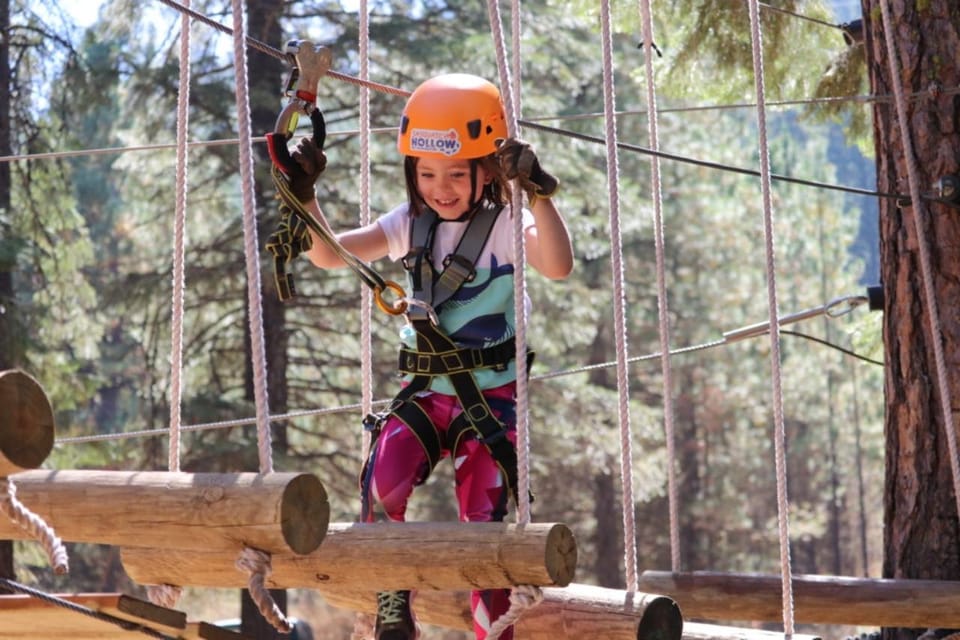 Sasquatch Hollow: Kids’ Zipline Adventure – Crater Lake ZipLine, Oregon