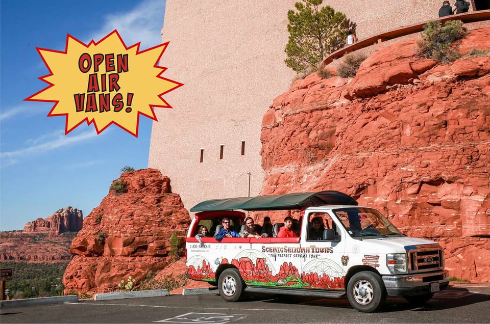 Sedona: Open-Air Van Tour with a Local Guide and 6 Stops – Sedona, Arizona