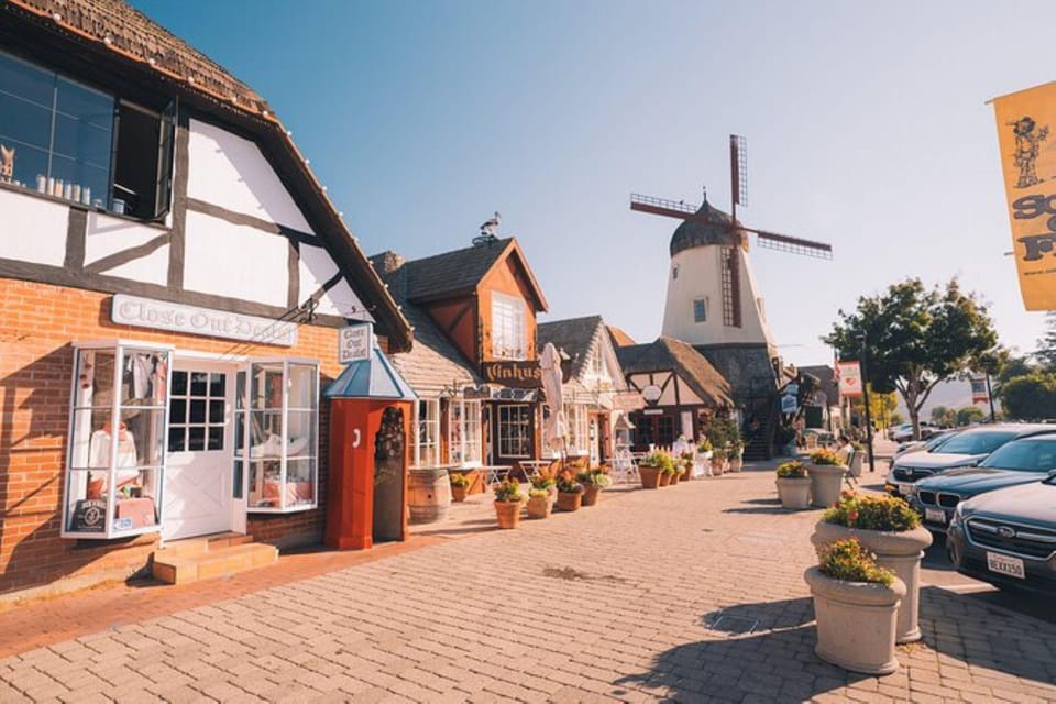 Solvang: Old Mission Santa Ines and Windmill App-Guided Tour – Solvang, California