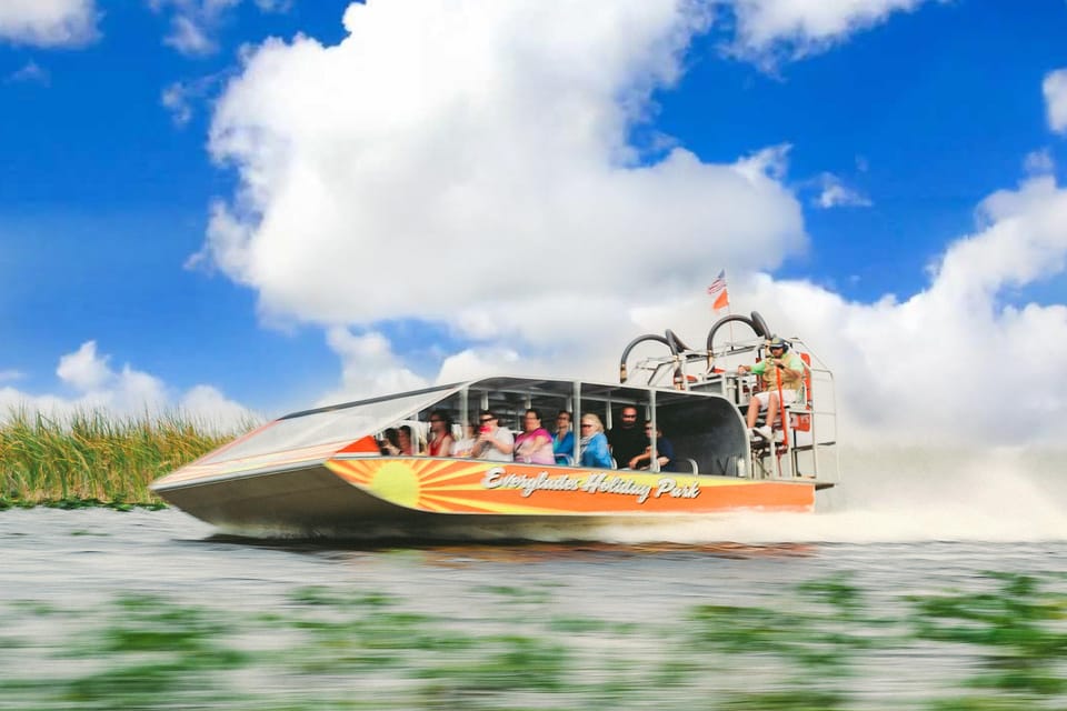 South Beach: Everglades Airboat, Animal Sanctuary & Photo – Miami, Florida