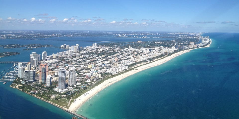 South Beach Tour by Plane – Miami, Florida