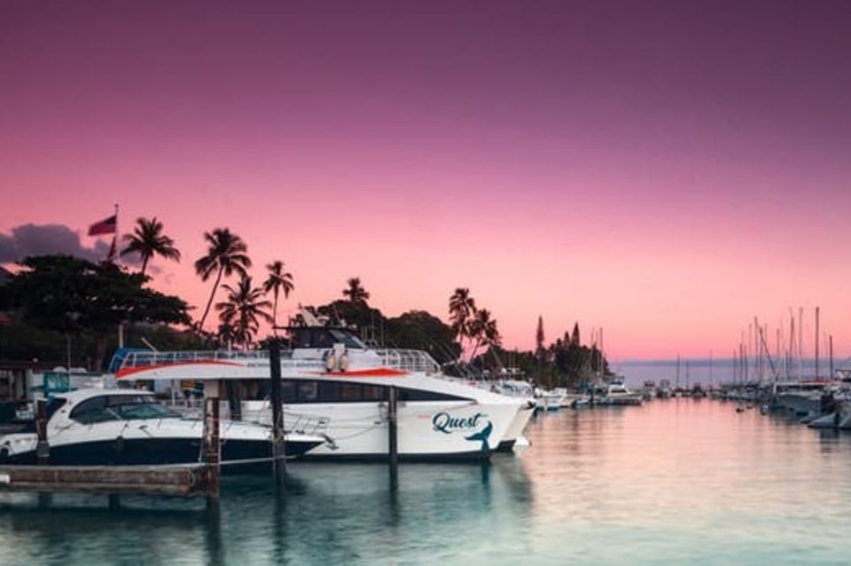 South Maui: Sunset Cruise with 4-Course Dinner and Drinks – Maalaea, Hawaii