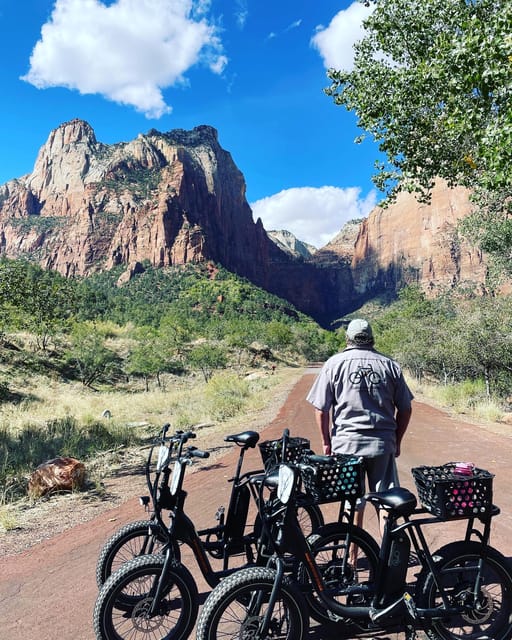 Springdale: Guided eBike Tour in Zion National Park – Court of the Patriarchs, Utah