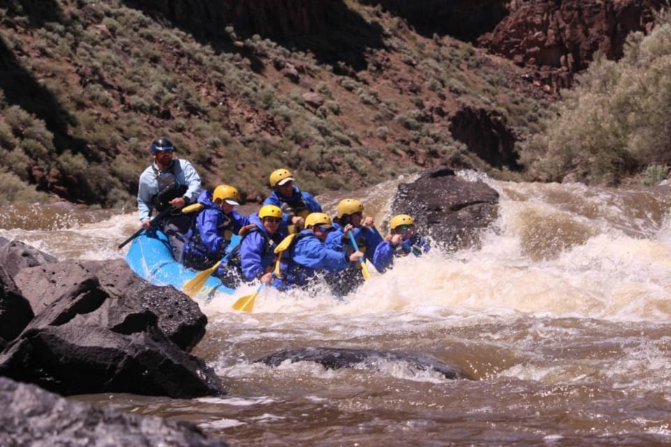 Taos/Santa Fe: Rio Grande Class IV “Taos Box” Rafting – Sunset Rapid, New Mexico