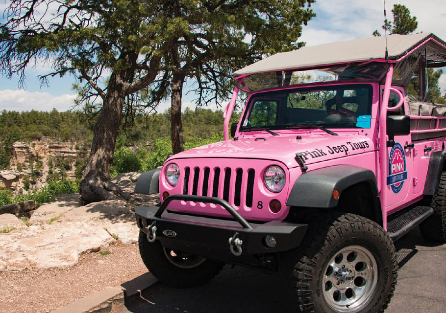 Tusayan: Grand Canyon Desert View & South Rim Pink Jeep Tour – Grand Canyon National Park, Arizona