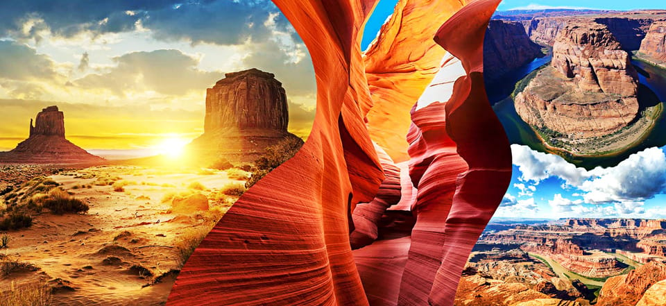 Vegas: Antelope Canyon, Monument Valley, & Grand Canyon Tour – Horseshoe Bend, Arizona