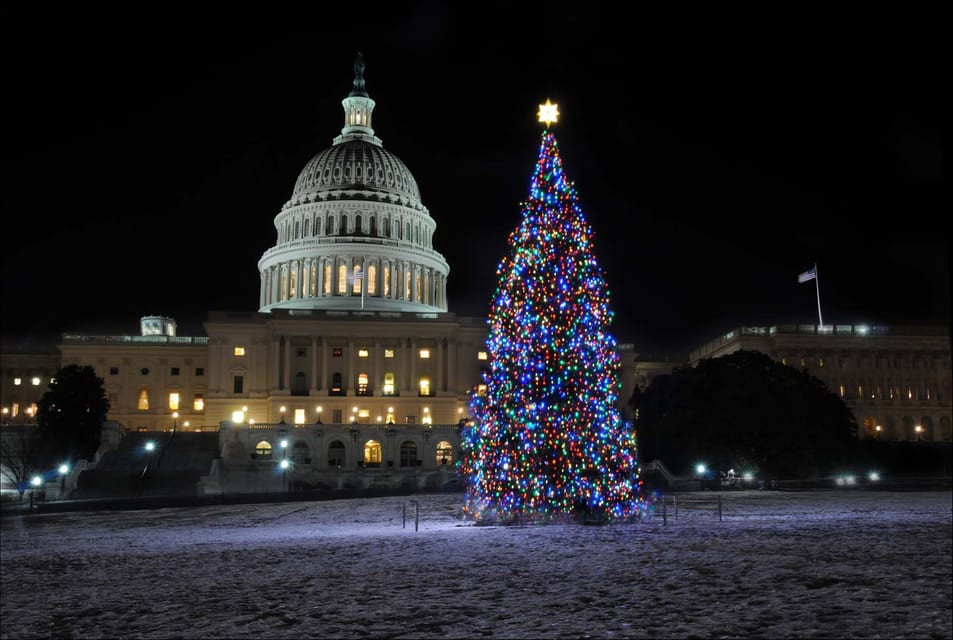 Washington, DC: Holiday Lights Nighttime Bus Tour – Washington DC