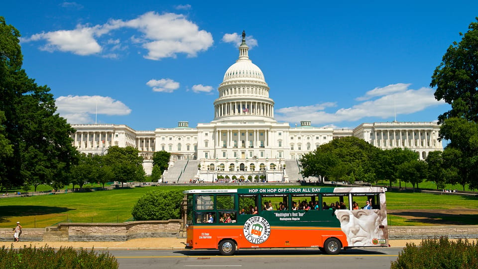 Washington, DC: Old Town Hop-On Hop-Off Trolley City Tour – Washington DC